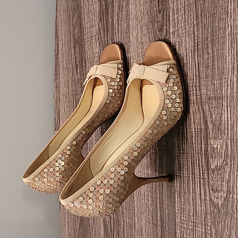 Prada sequin heels